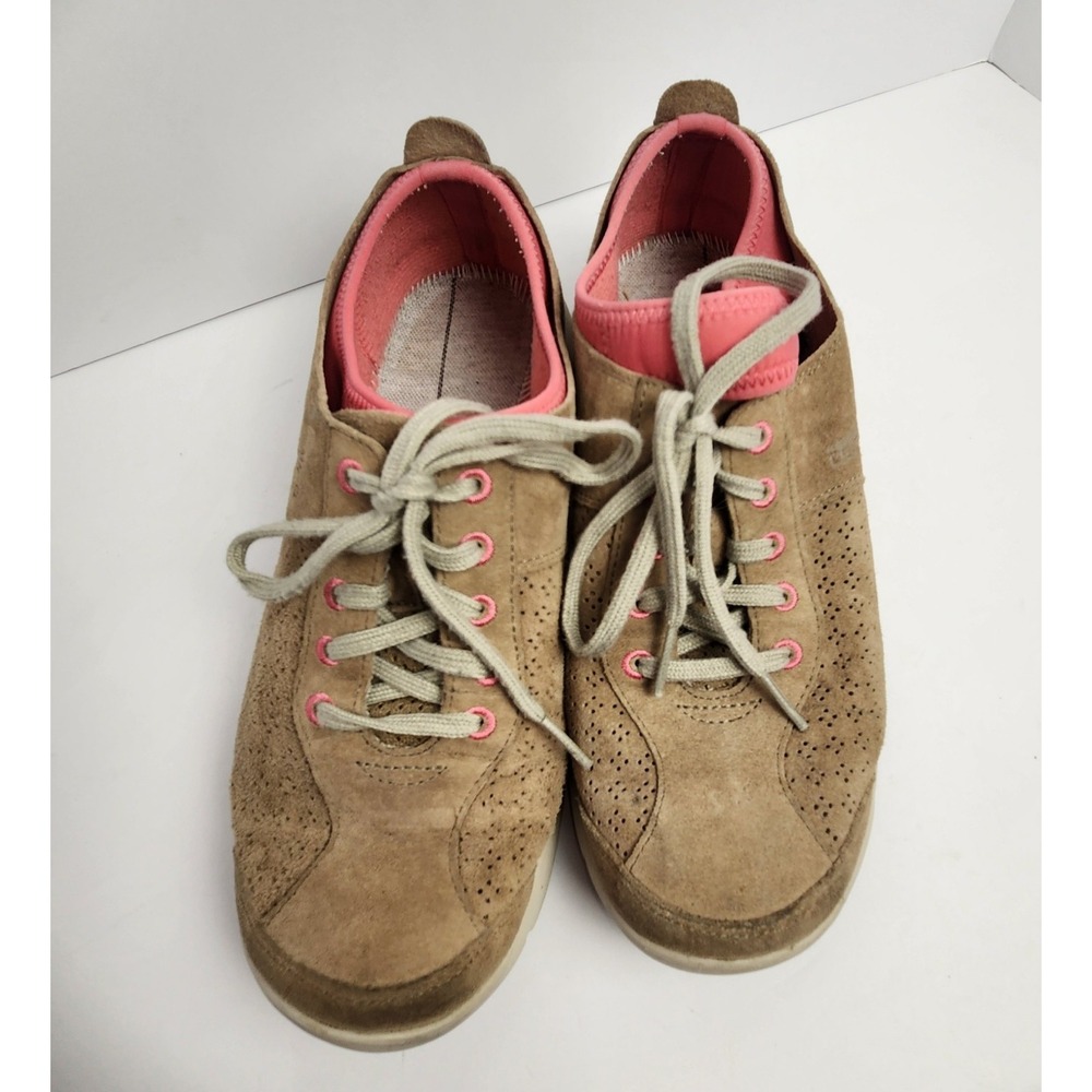Dansko Women's Tan Suede/Pink Elise Comfort Sneakers Size 39 (8) - Picture 7 of 9